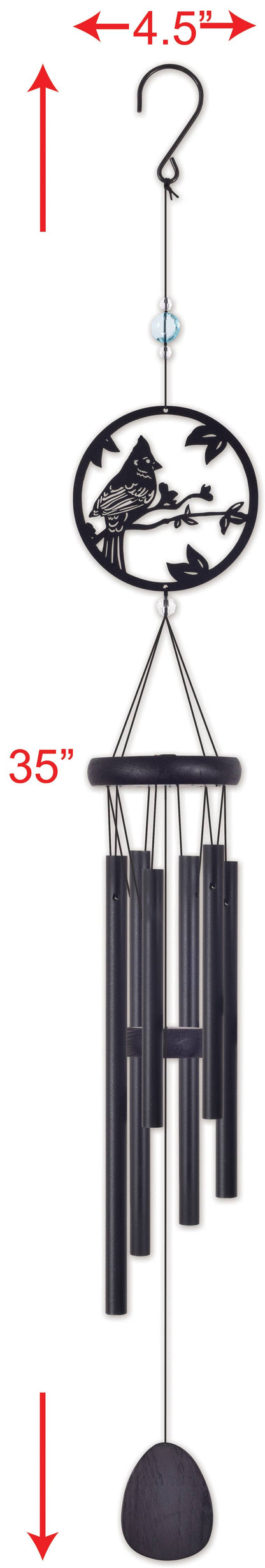 Cardinal Wind Chime