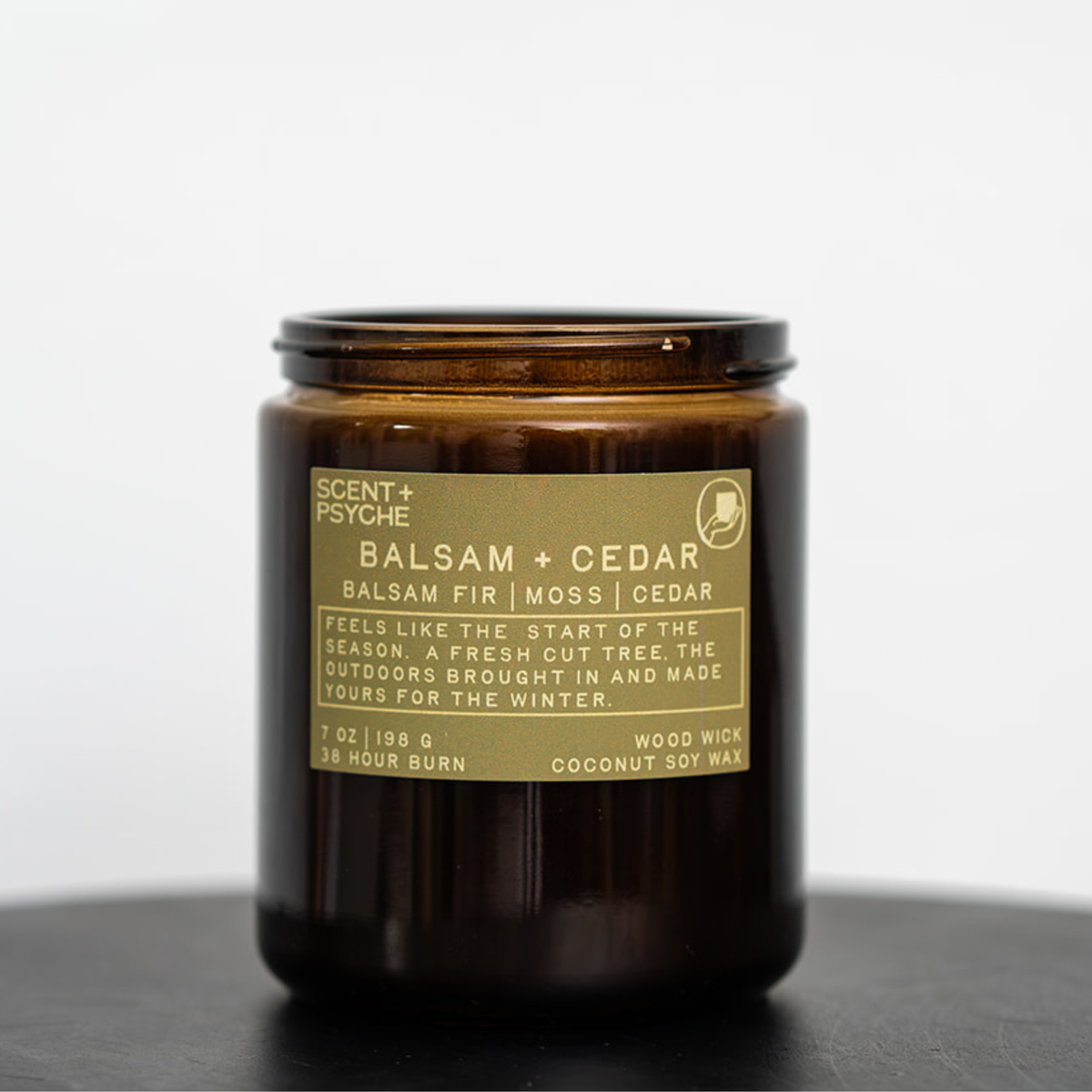 Balsam Cedar Wick Coco-Soy Candle - 7oz