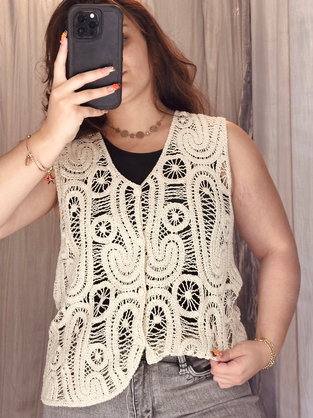 Mali Crochet Vest