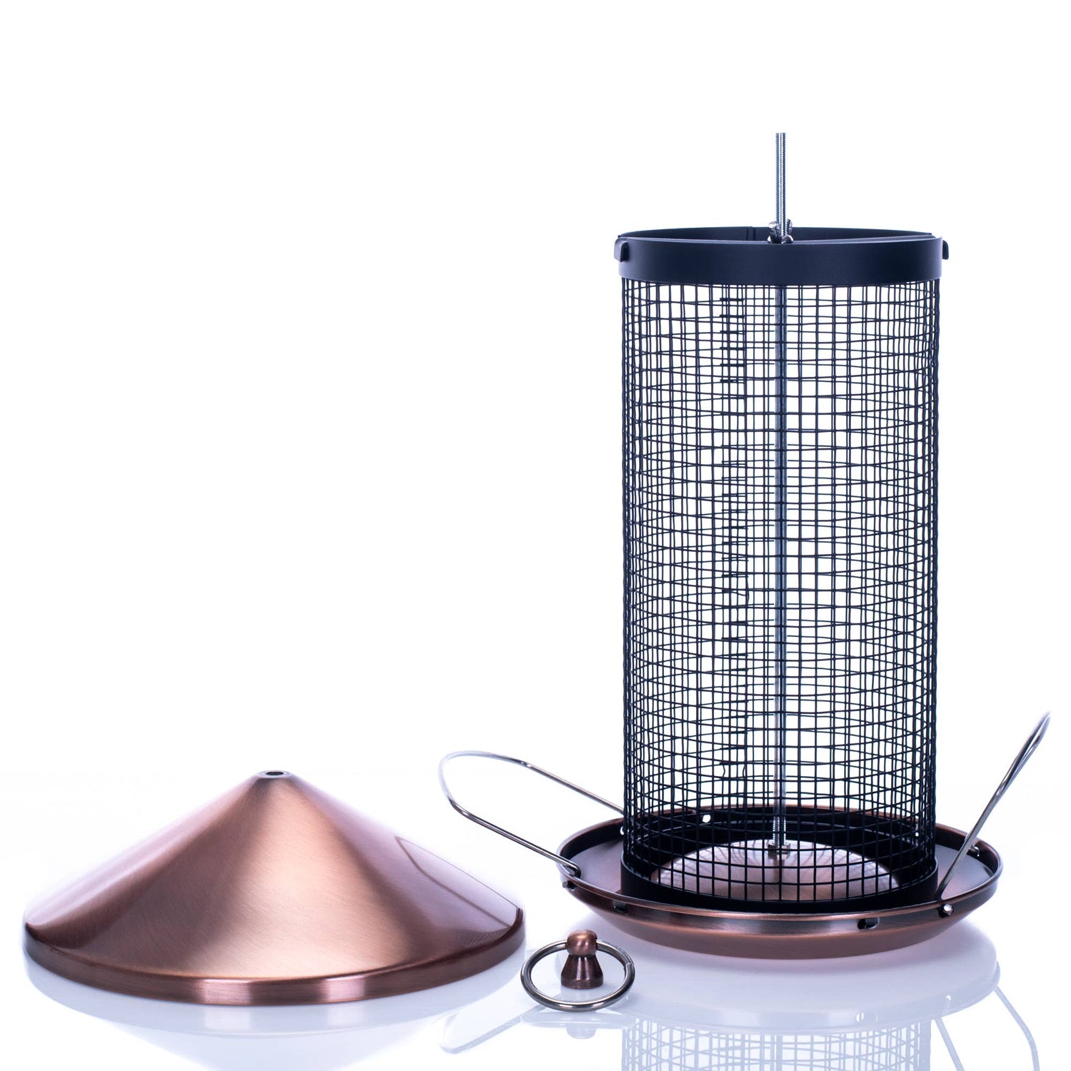 Copper Mesh Metal Bird Feeder