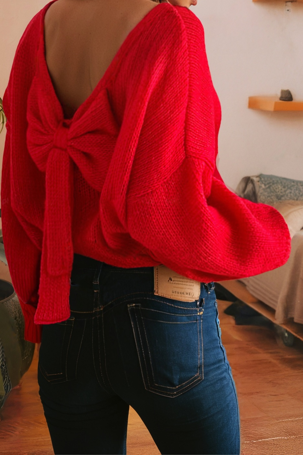 Bow Bubble Sweater