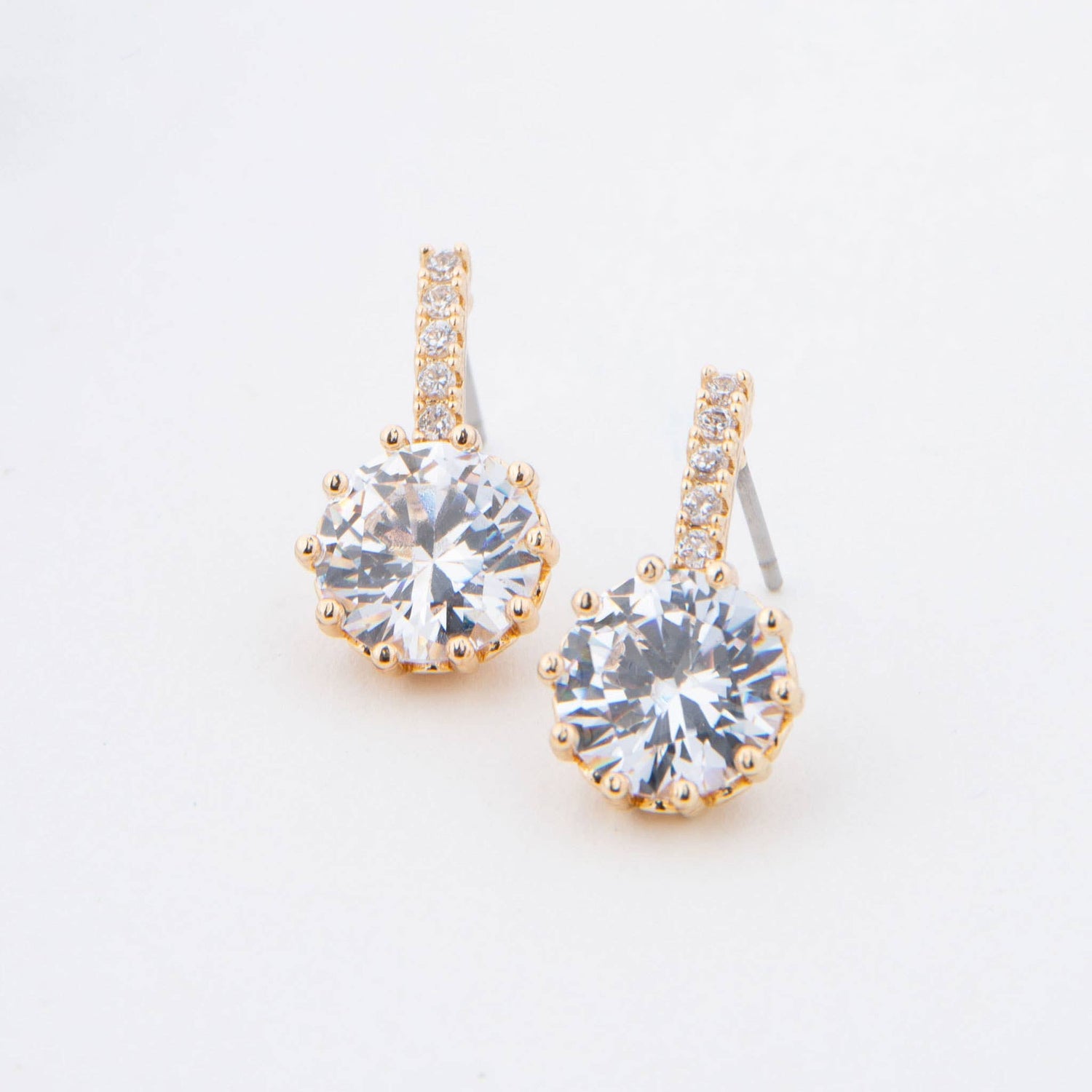 Pave Bar Earrings