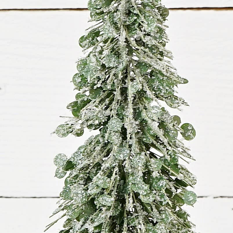 Icy Boxwood Brush Tree
