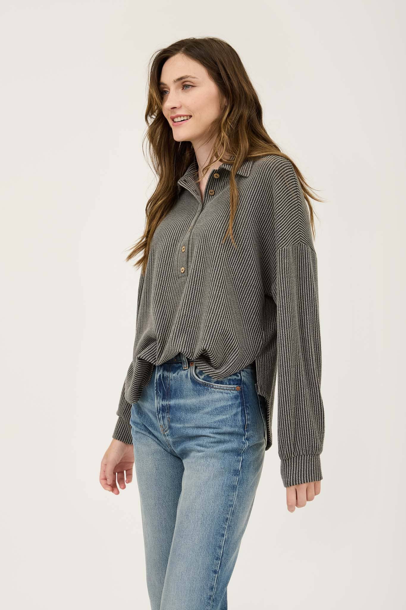 Pinstripe Long Sleeve