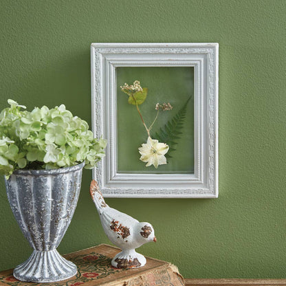 Pressed Buckwheat &amp; Larkspur Wall Decor