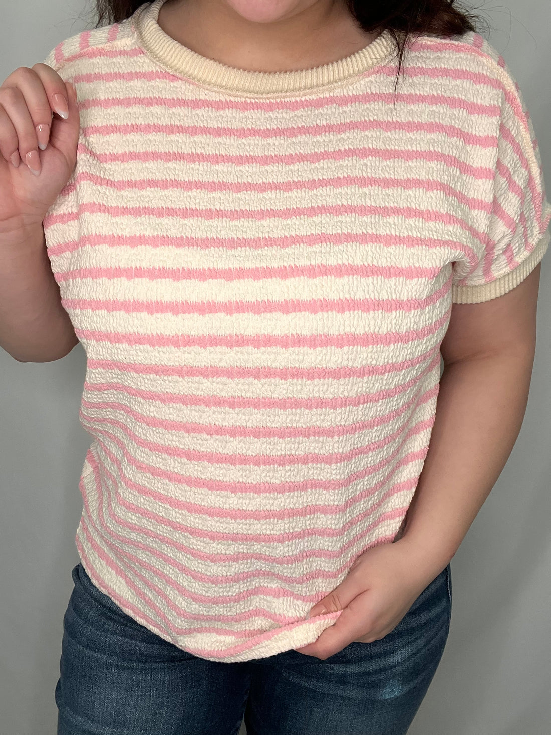 Candy Knit Tee