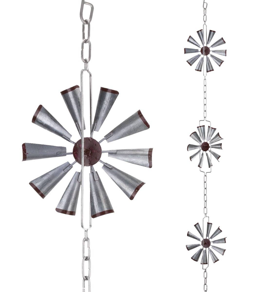 Windmill Rain Chain