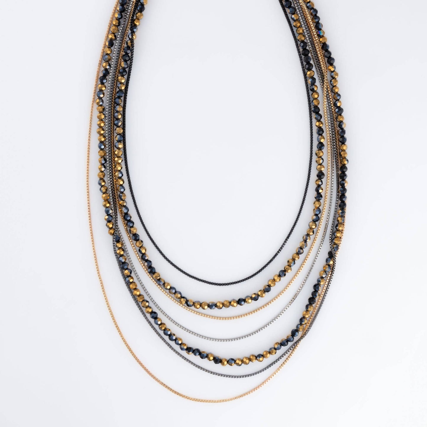 Jones Bead Layered Necklace