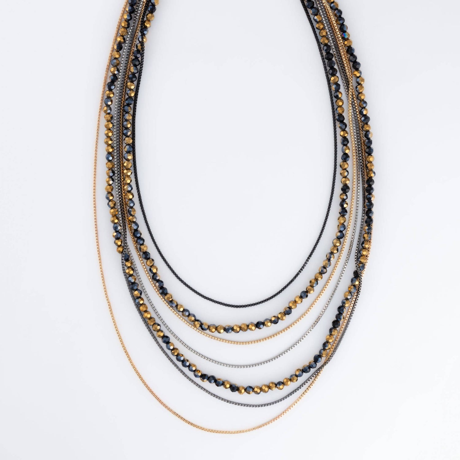 Jones Bead Layered Necklace