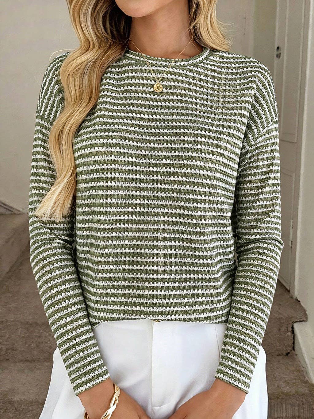 Casual Striped Sweater