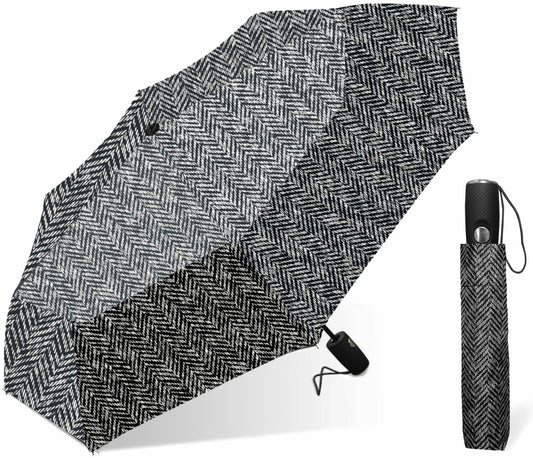 Herringbone Automatic Super Mini Umbrella