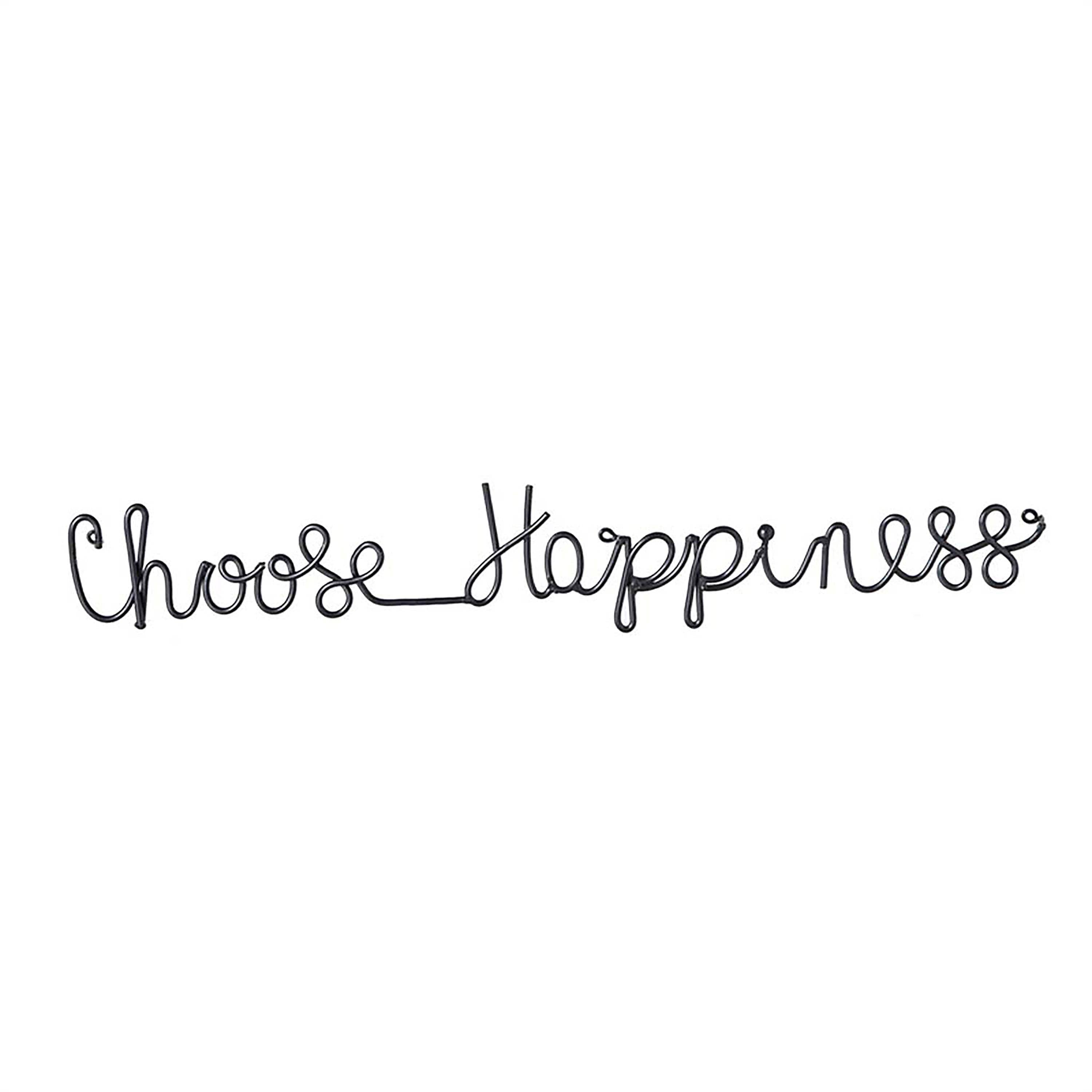 Choose Happiness 3-D Wall Decor