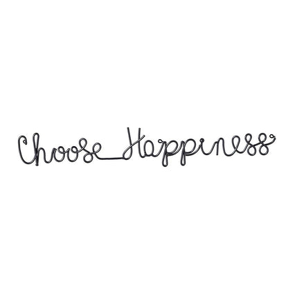 Choose Happiness 3-D Wall Decor