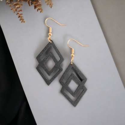 Samira Diamond Wood Earrings
