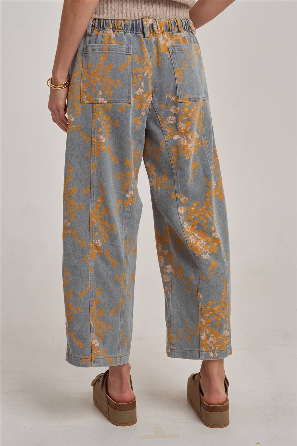 Golden Meadow Denim Pants