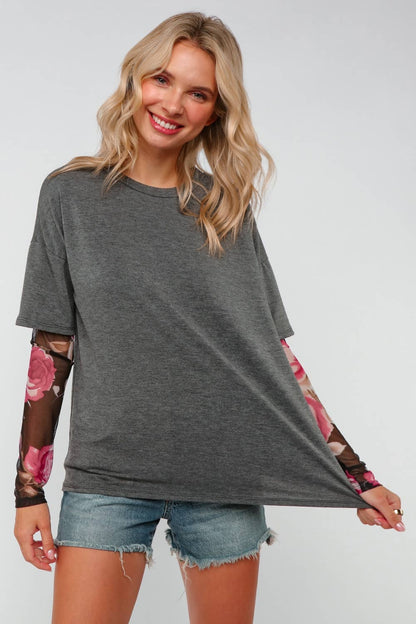 Twofer Mesh Top (Curvy)