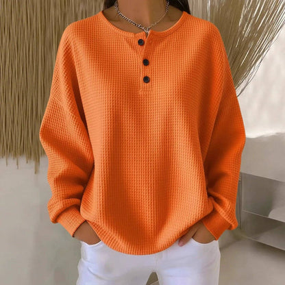 Waffle Knit Henley