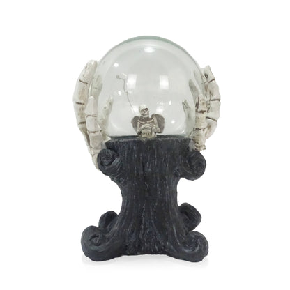 Skeleton Hands Holding Magic Ball w/Color Changing LED Light