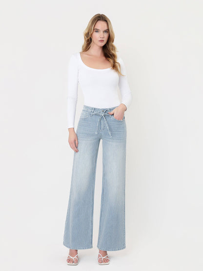 Pinstripe Play Jeans