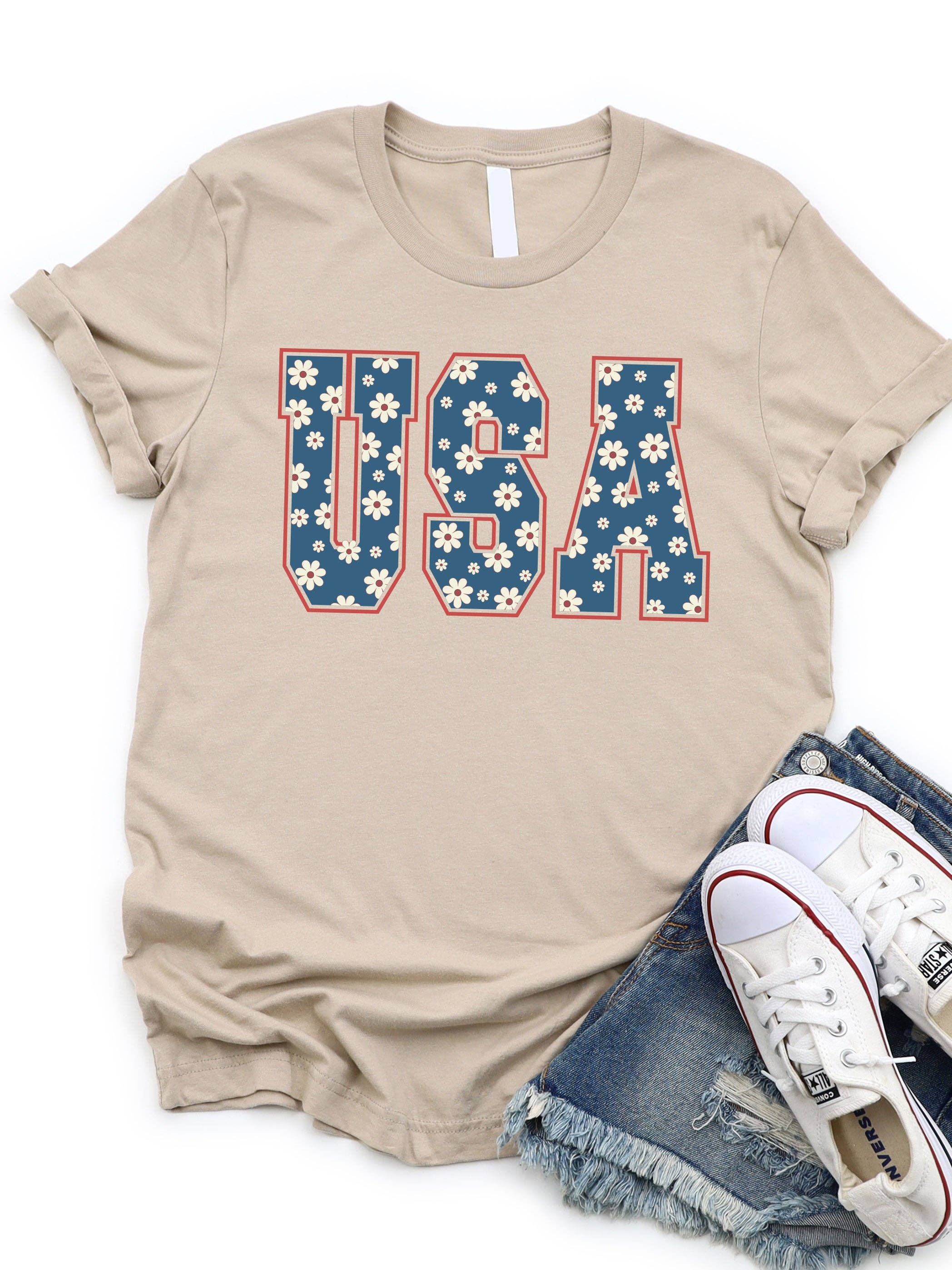 USA Daisy Tee
