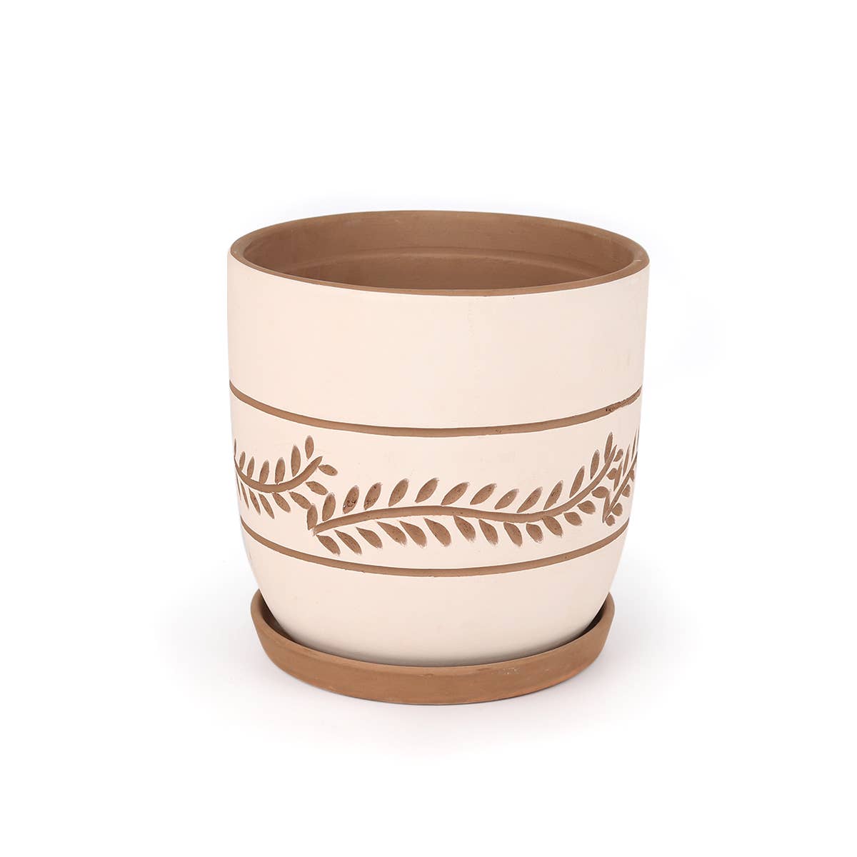 Leaf Pattern Pot