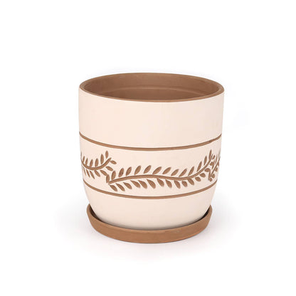 Leaf Pattern Pot