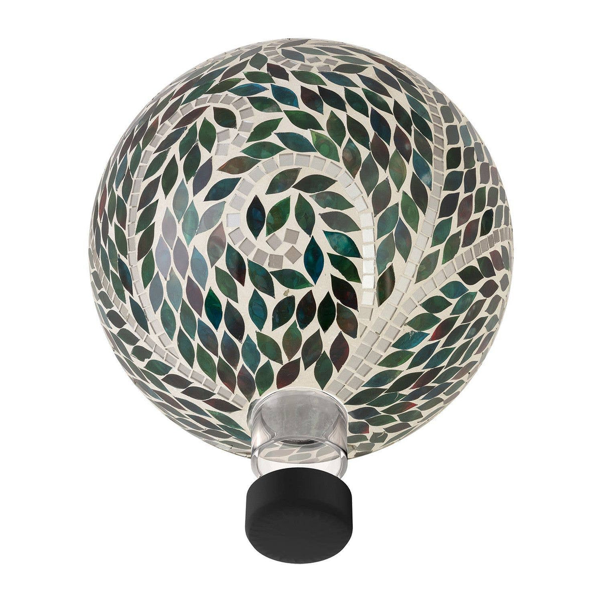 Alpine Corporation Mosaic Gazing Globe with Scroll Pattern