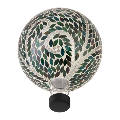 Alpine Corporation Mosaic Gazing Globe with Scroll Pattern