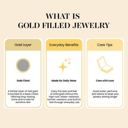Gold Filled CZ Open Oval Bracelet