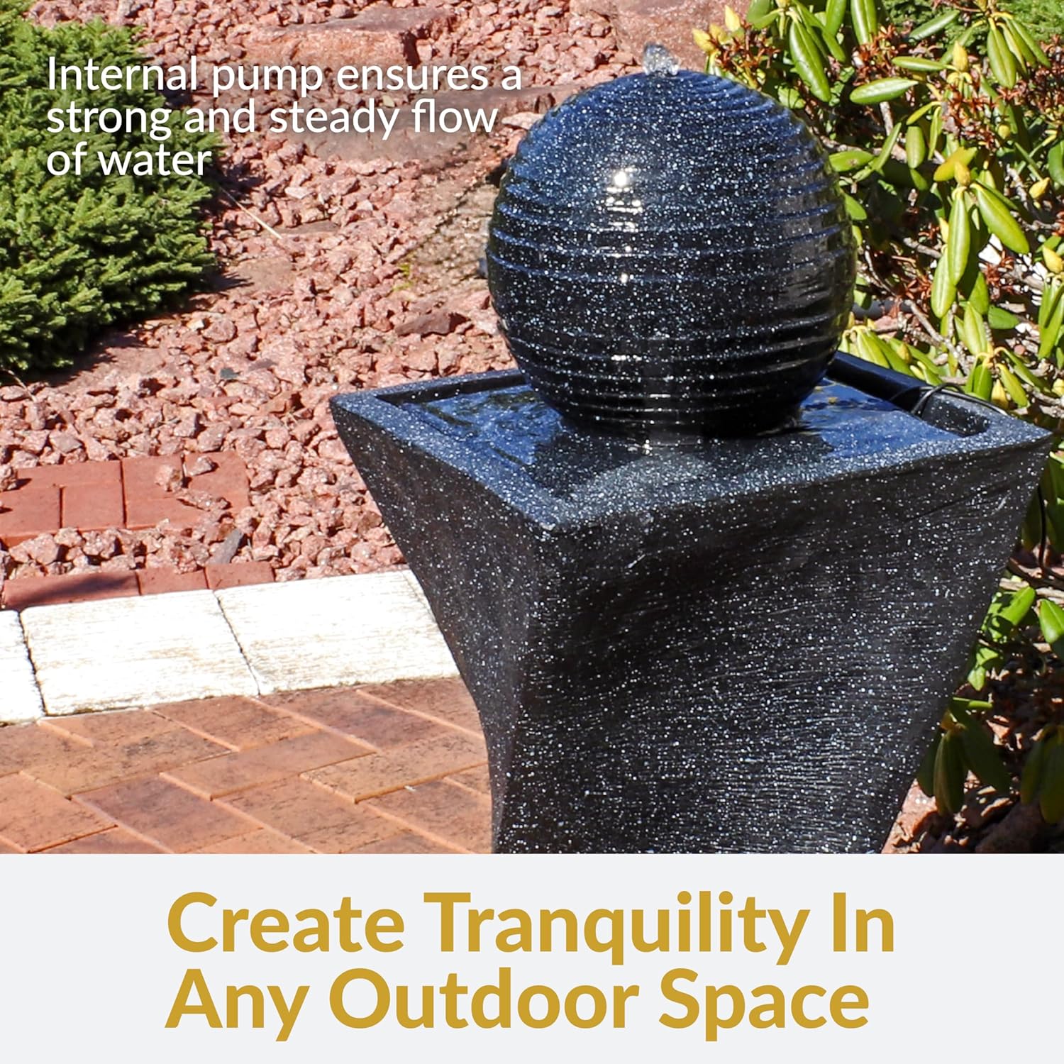 Black Solar Fountain