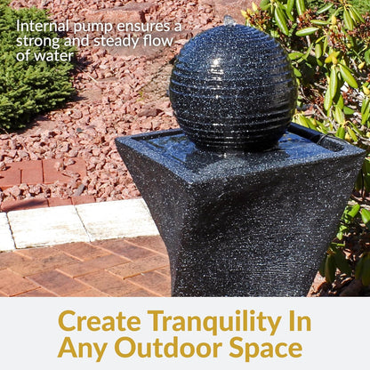 Black Solar Fountain