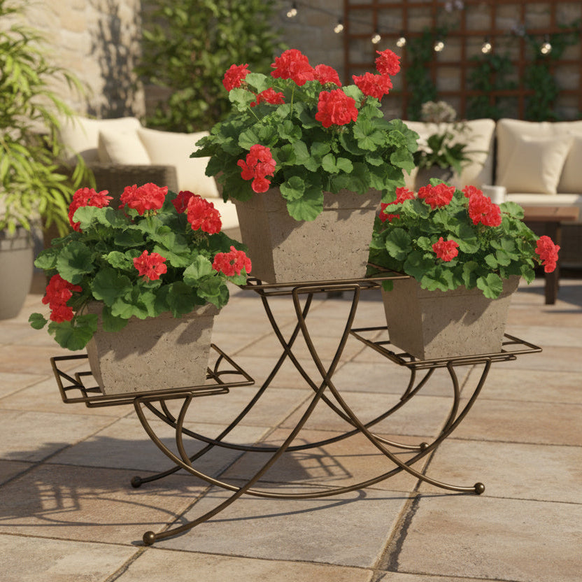 Triple Square Plant Stand