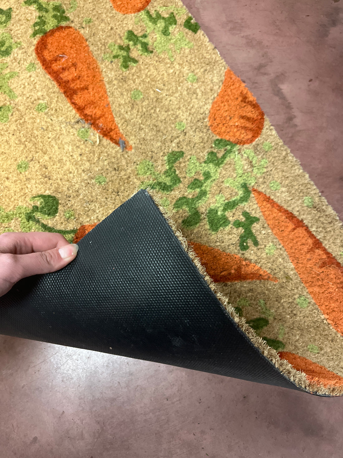 Carrot Welcome Rug