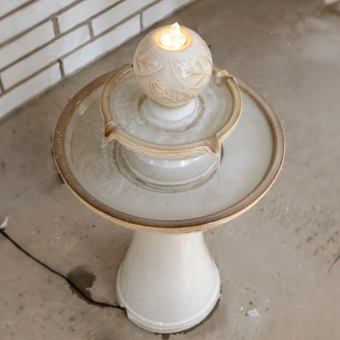 Gentle Glow 2-Tier Fountain