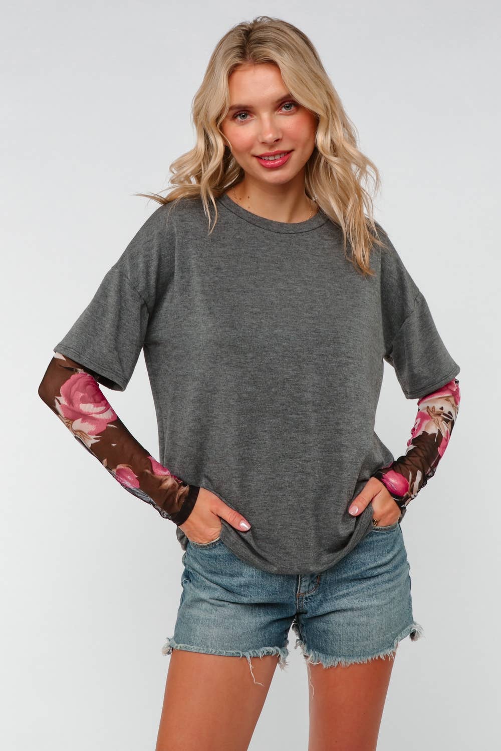 Twofer Mesh Top (Curvy)