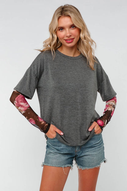 Twofer Mesh Top (Curvy)