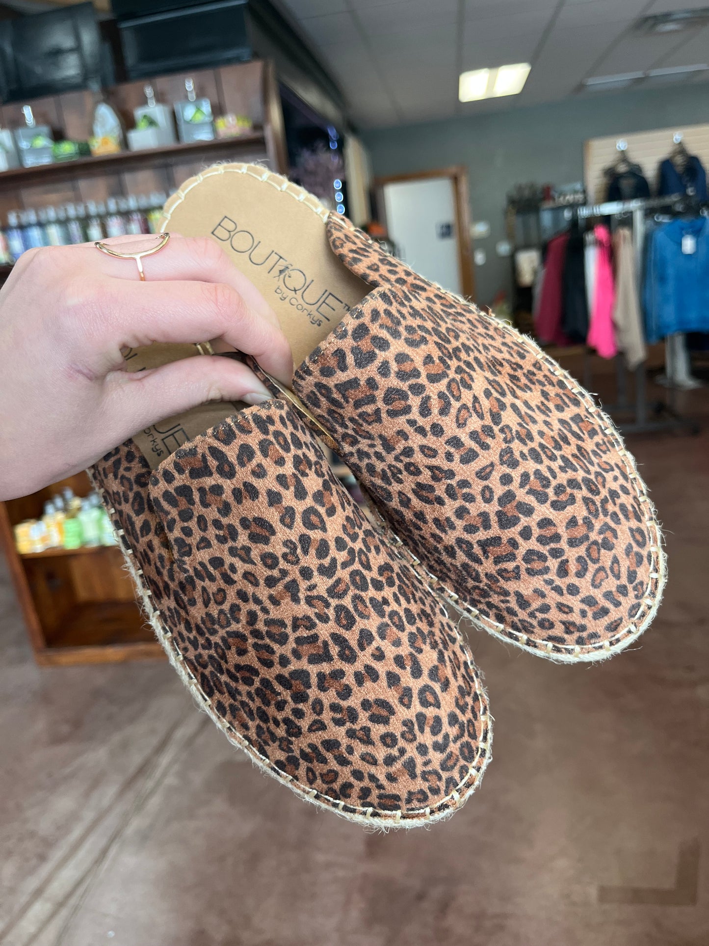 Leopard Slip Ons