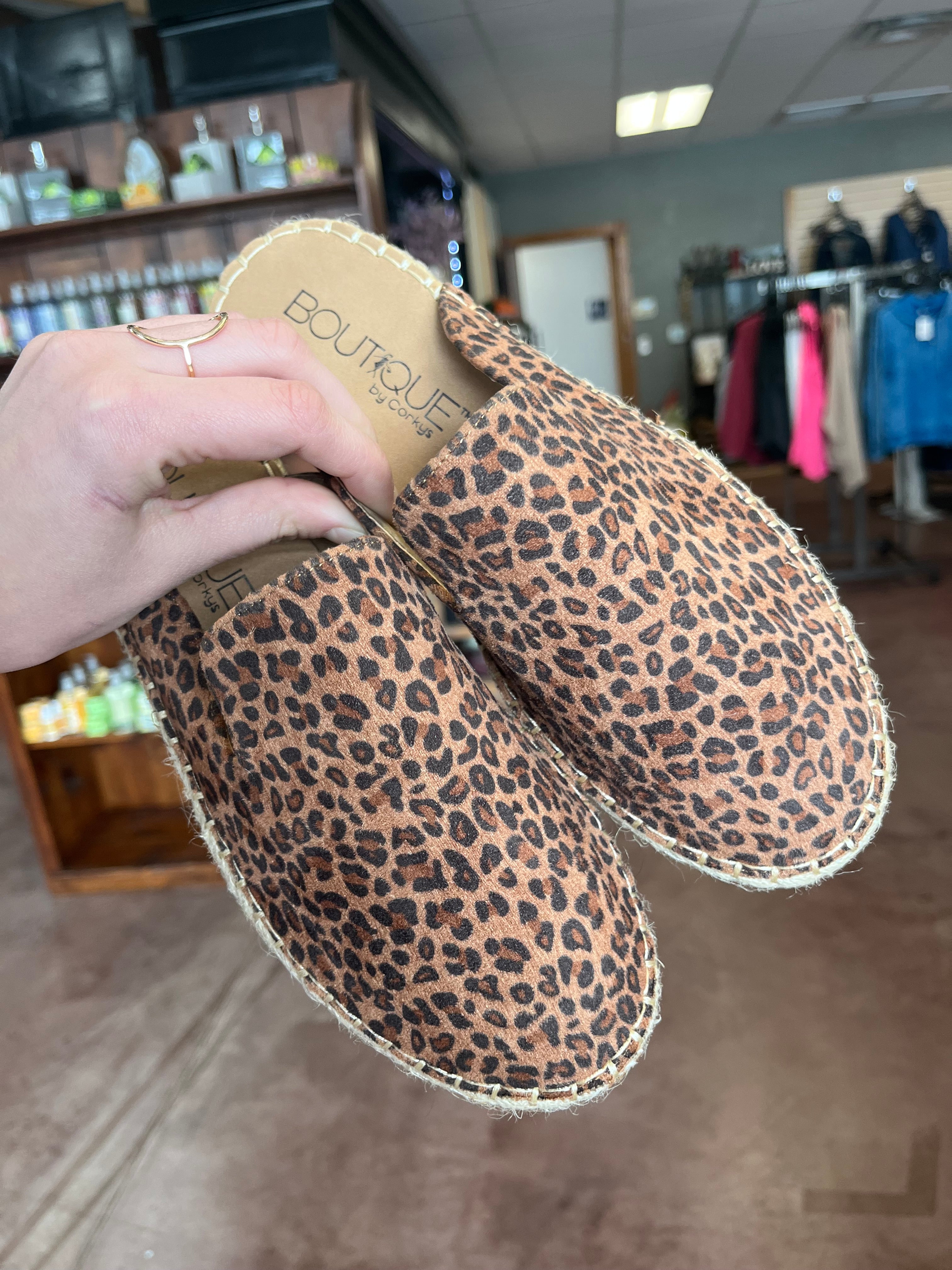 Leopard Slip Ons