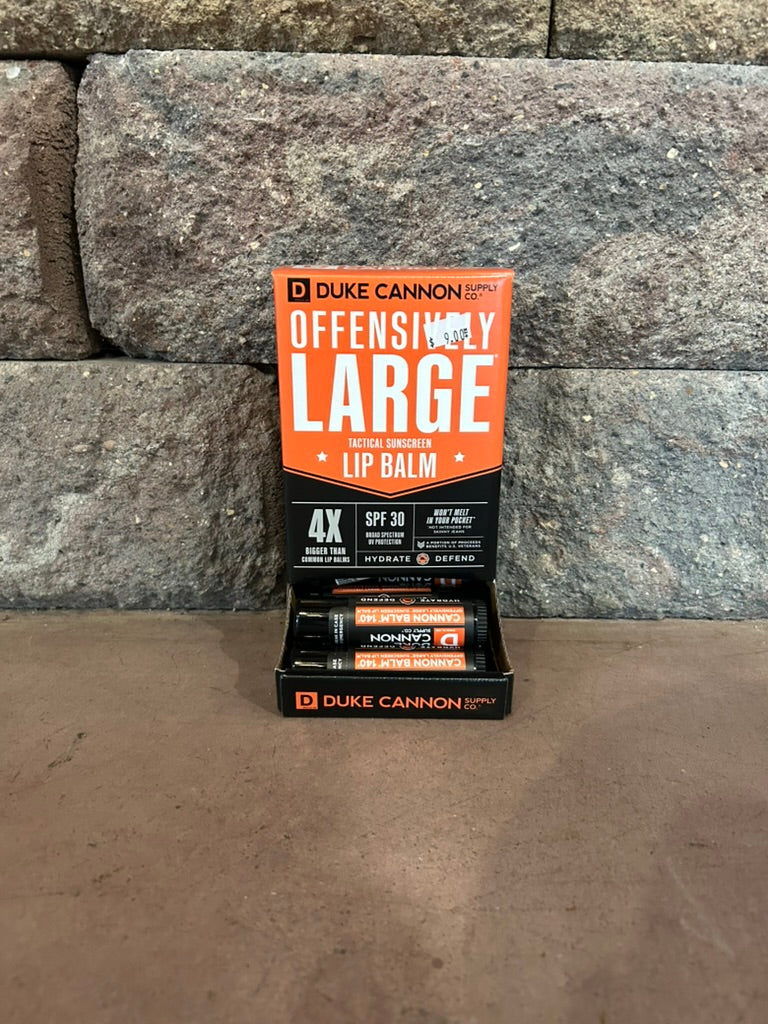 Duke Cannon: Offensively Large Lip Balm