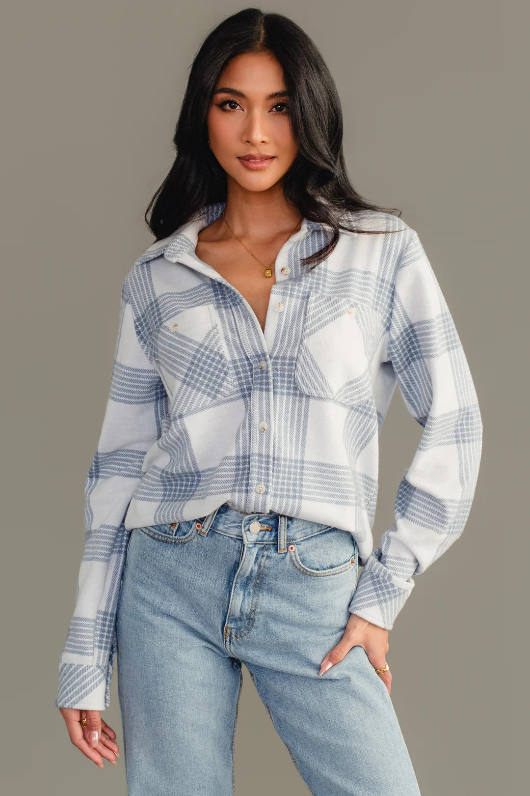 Plaid Button Up