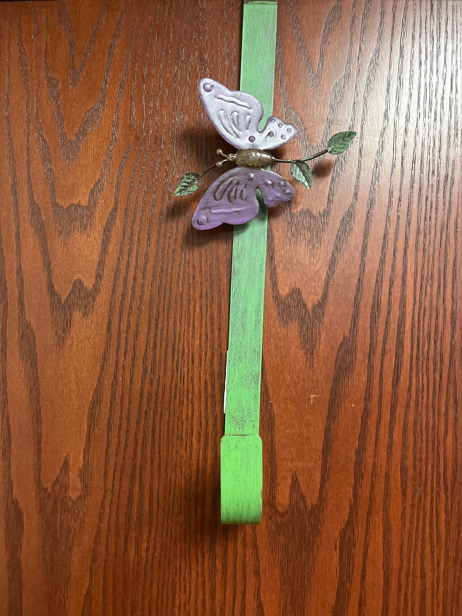 Metal Butterfly Wreath Hanger