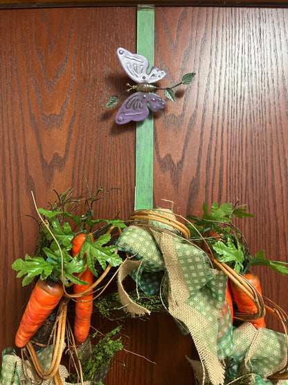 Metal Butterfly Wreath Hanger