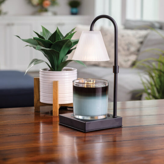 Black Candle Warmer Lamp