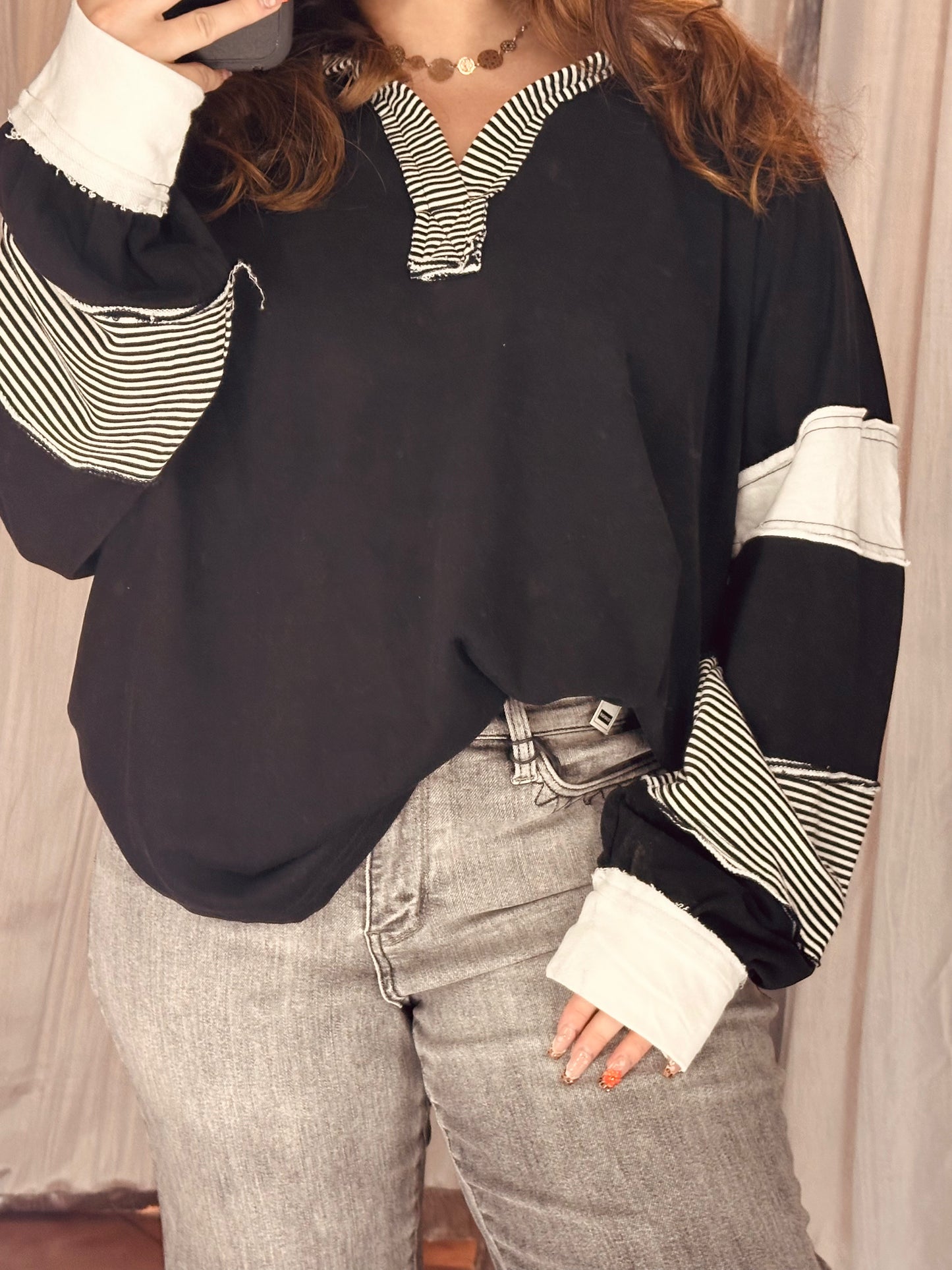 Vic Oversized Shirt (Curvy)