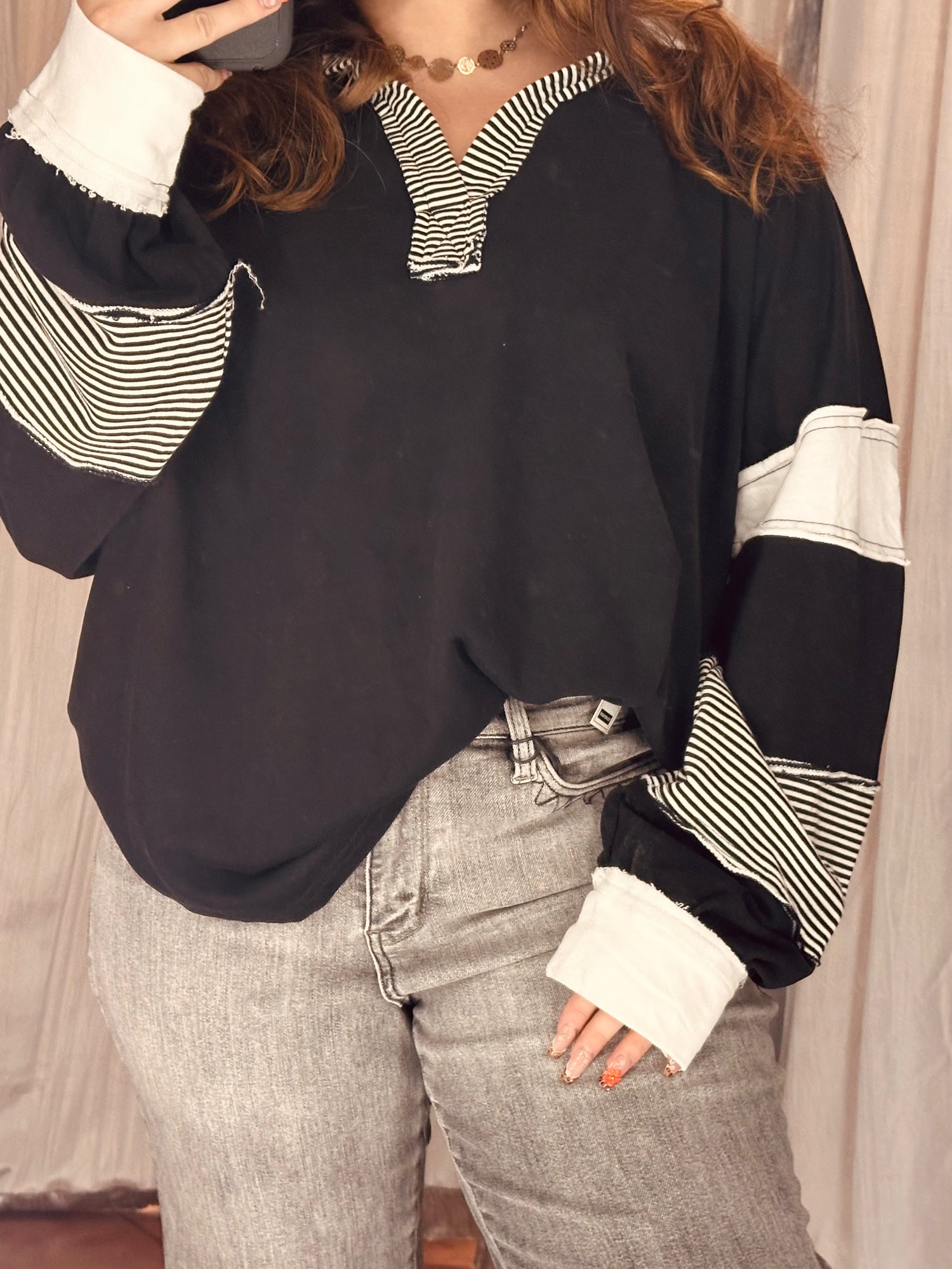 Vic Oversized Shirt (Curvy)