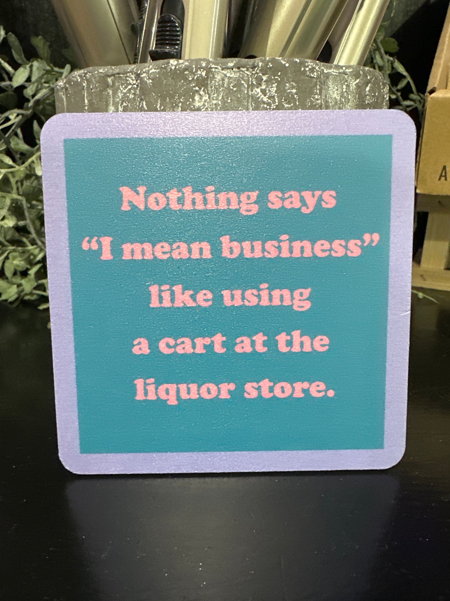 'Drinks On Me' Coasters
