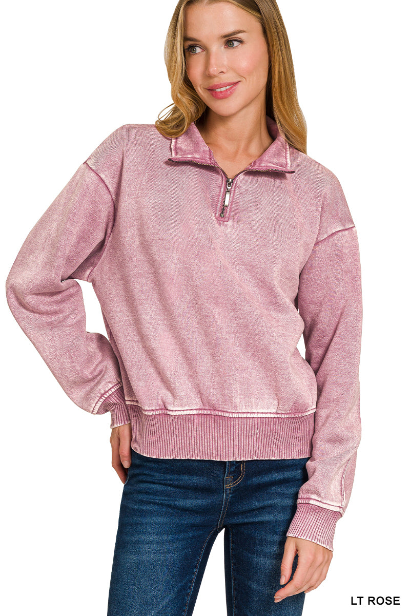 Acid Half Zip Sweater