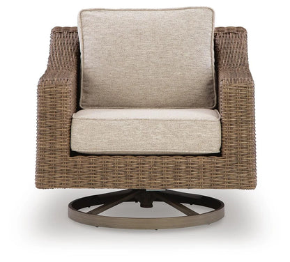 Revare Beach Outdoor Swivel Lounge Chair