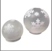 LED Snowflake Rotating Ball