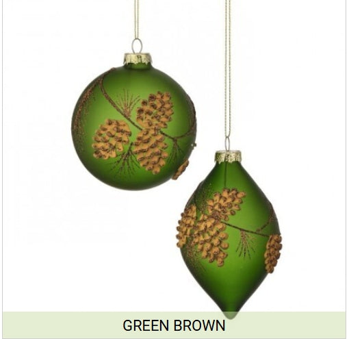 Glitter Pinecone Ornament
